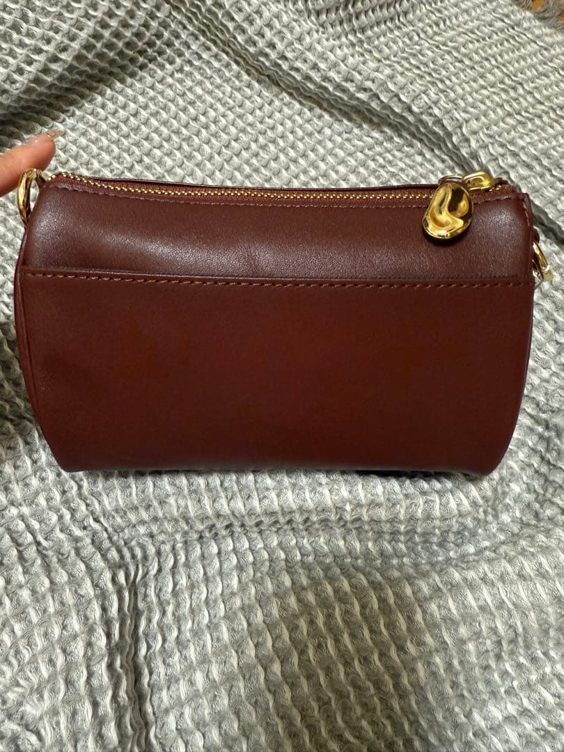 本日限定お値下げ！gemeil 本革　3WAYショルダーバッグS　ボルドー