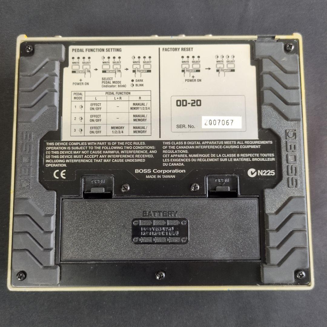 ギター BOSS OD-20 Overdrive/Distortion