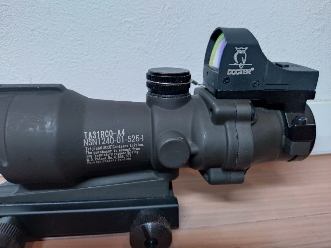 Trijicon ACOG スコープ ドットサイト付 初期アフ ブラック
