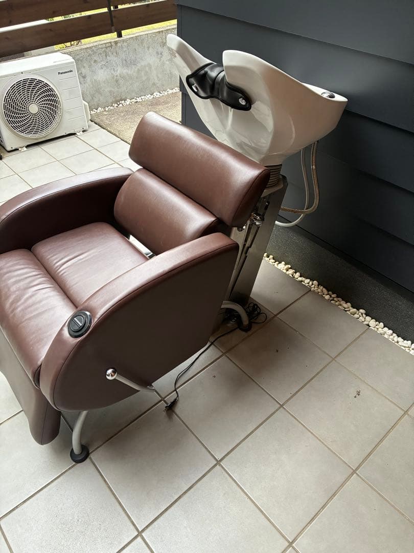 シャンプーボウルとシャンプー椅子のセット