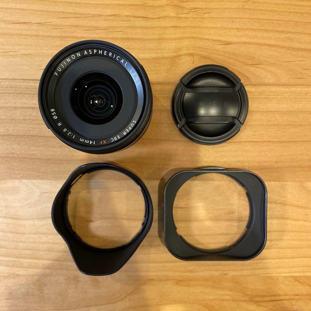 FUJIFILM 14mm F2.8 単焦点レンズ レンズフィルター付き