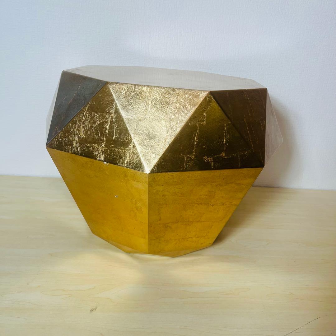 Francfranc ダイヤモンドテーブル ゴールド