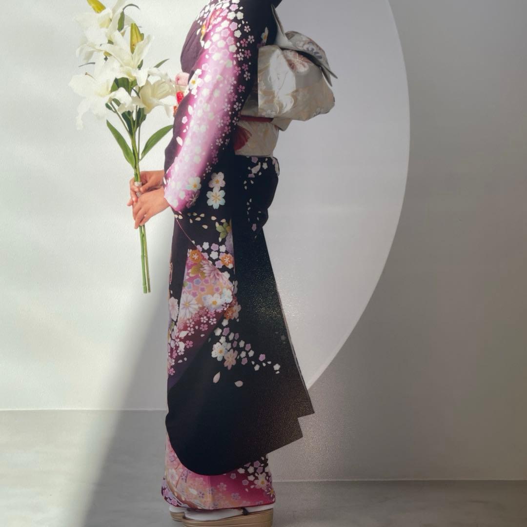 成人式　 京都きもの友禅　振り袖　フルセット