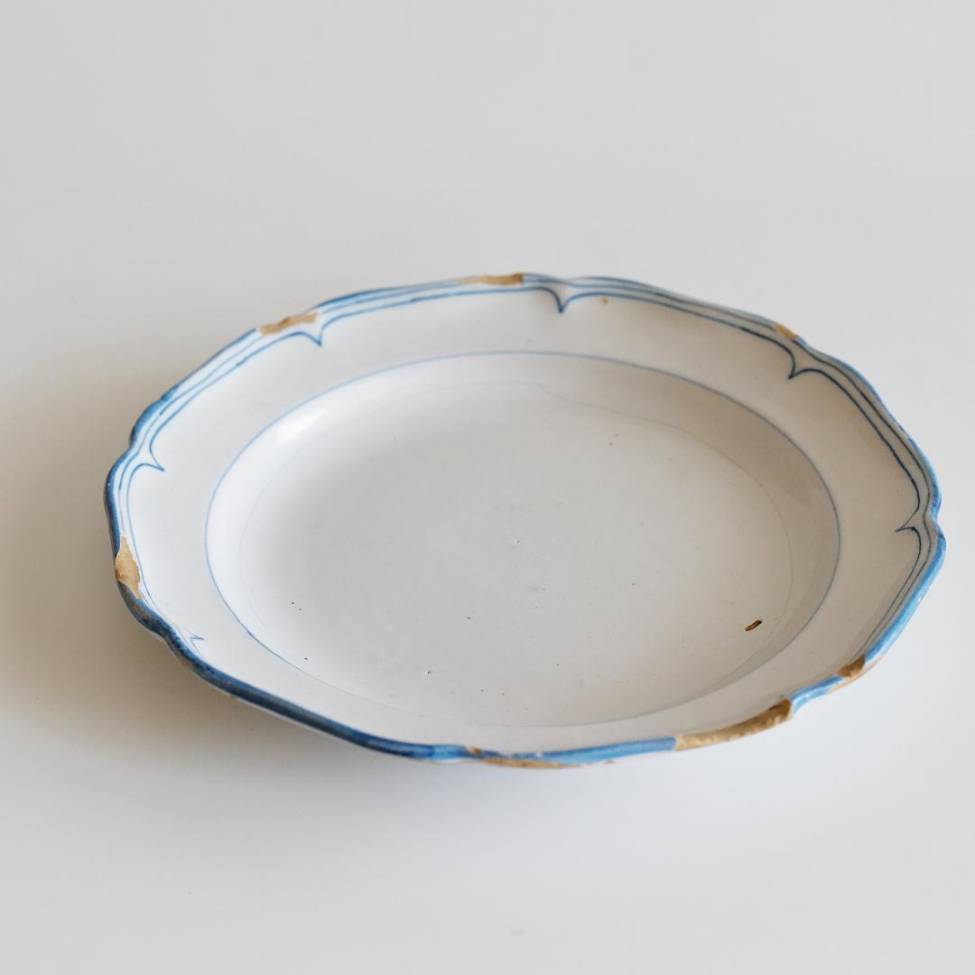 ムスティエ 青輪線のお皿