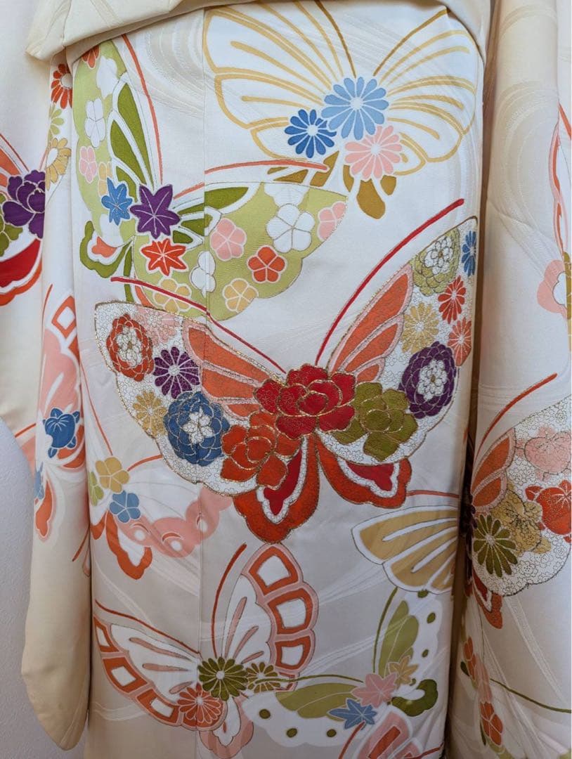 ラ・ソールの端折りが素敵な二部式着物　振り袖二部式