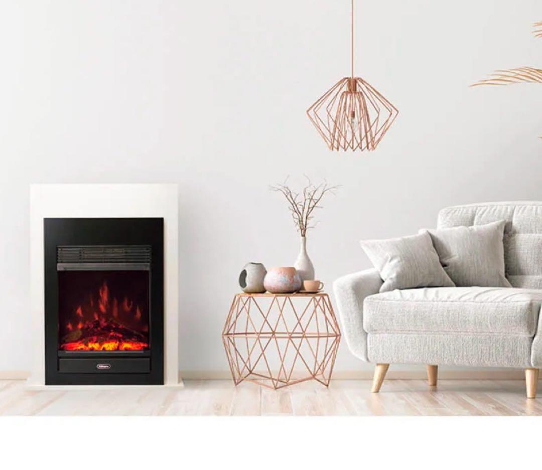 【美品】Dimplex/ディンプレックス 暖炉型ファンヒーター ベリーニII 白