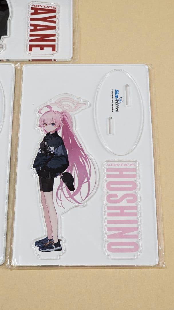 ブルーアーカイブ　アクスタ5人セット　韓国ポップアップストア　PEERコラボ