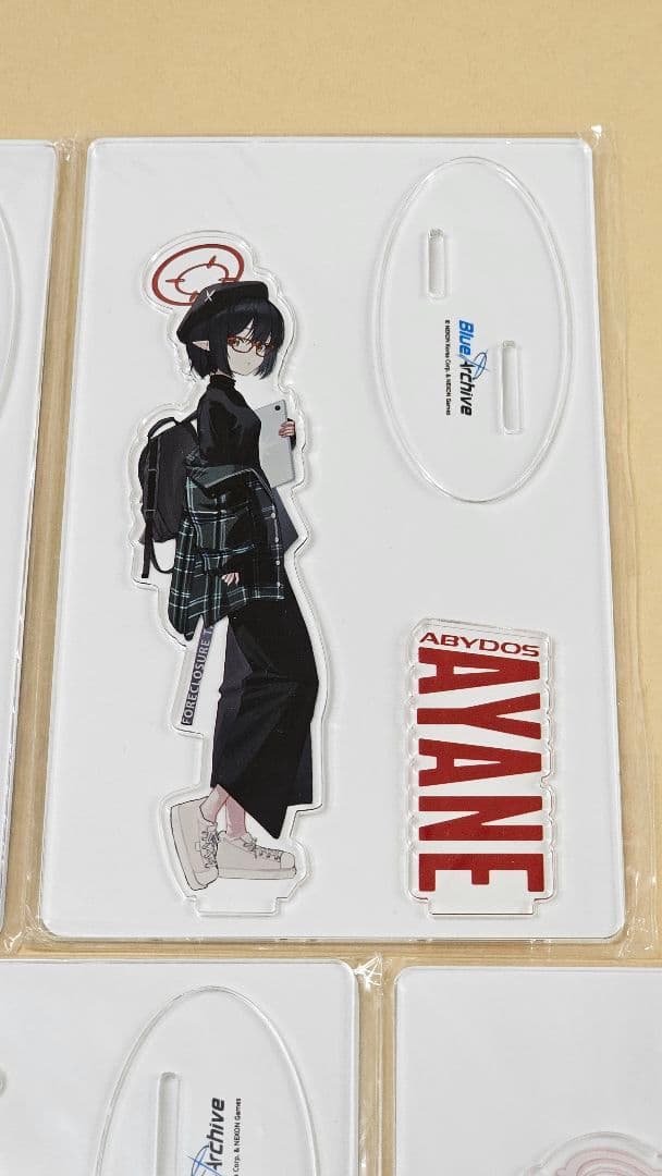 ブルーアーカイブ　アクスタ5人セット　韓国ポップアップストア　PEERコラボ