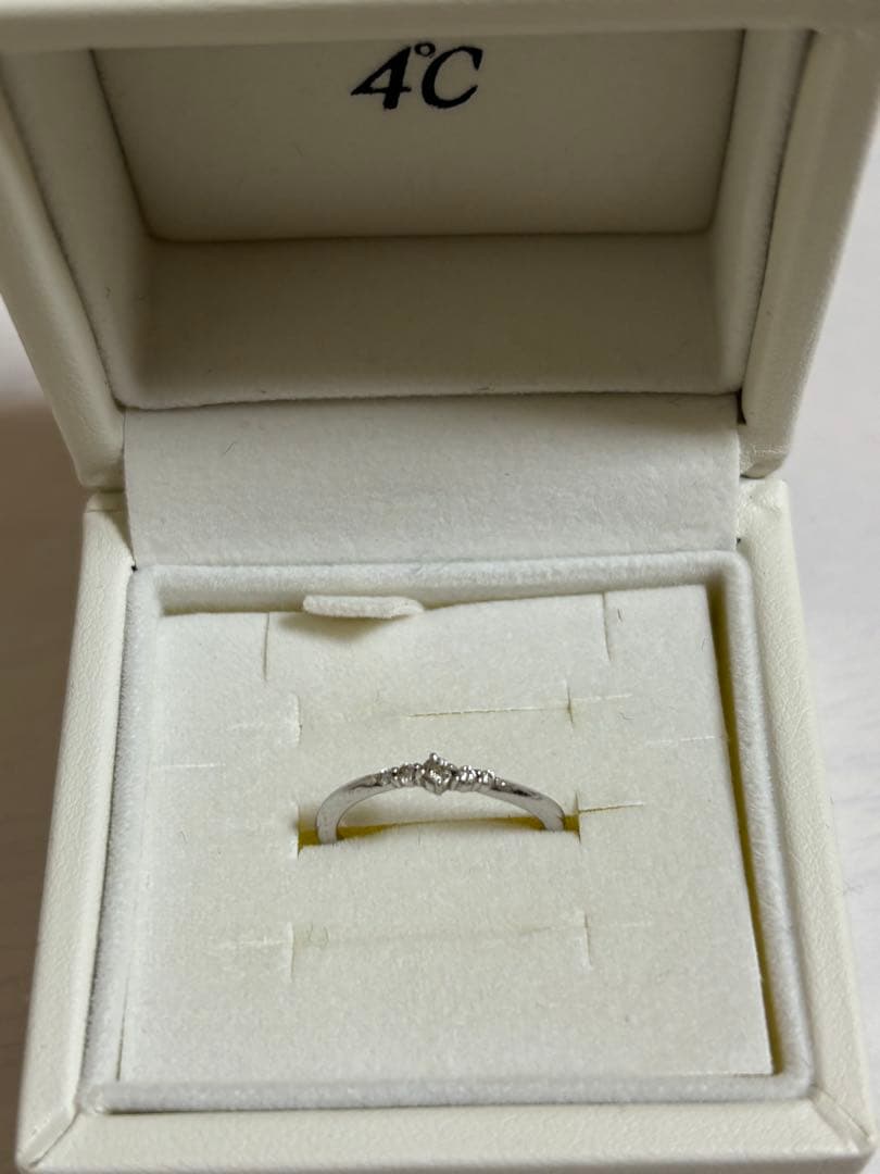 k10 ホワイトゴールド　リング