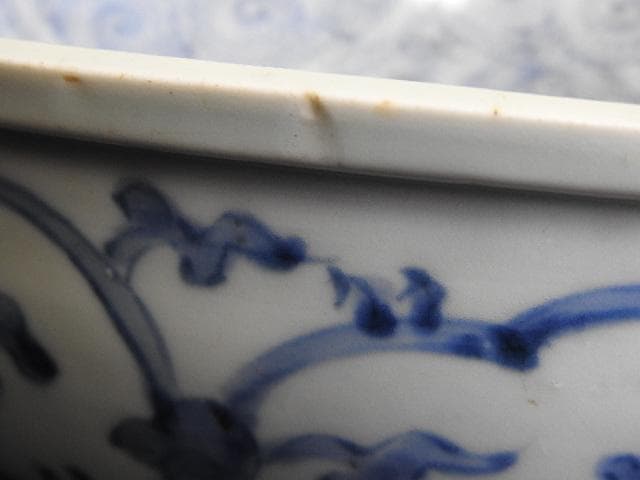 伊万里蛸唐草鉢　江戸時代　MA500