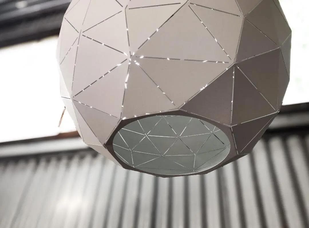 【廃番】KARE / カレ｜ペンダントライト｜トライアングルホワイト 40cm