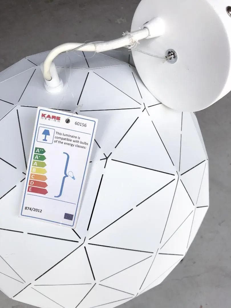 【廃番】KARE / カレ｜ペンダントライト｜トライアングルホワイト 40cm