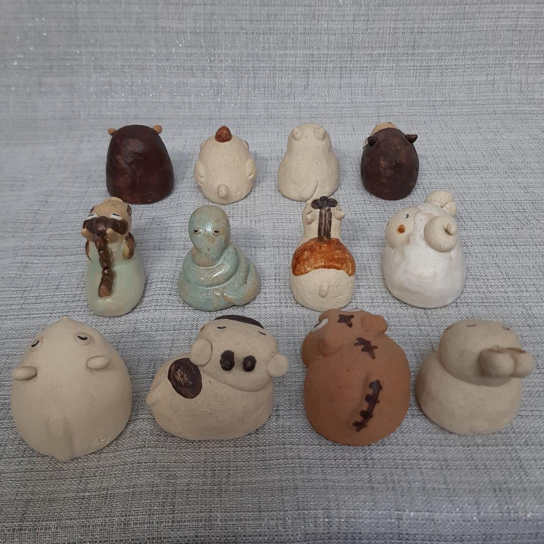 お値下げ中！十二支飾り サバイディー 羽田桂子 常滑焼 干支 陶器 コンパクト