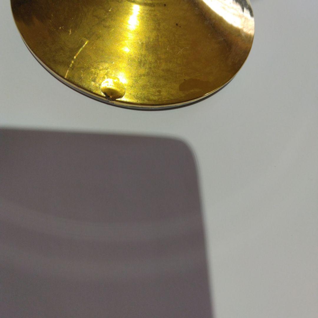 ベネチアングラス　赤と金のガラスグラス 花柄