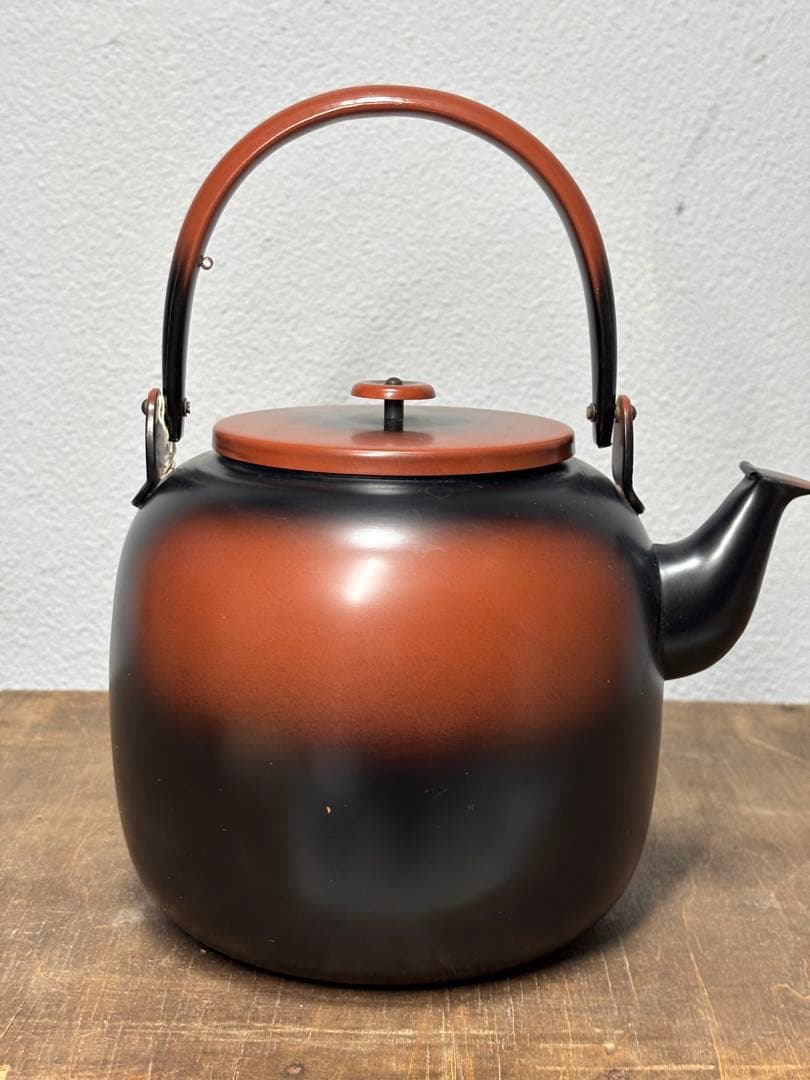 未使用品 御水注 秀峰堂 口蓋付 銅 茶道 お茶 水差し