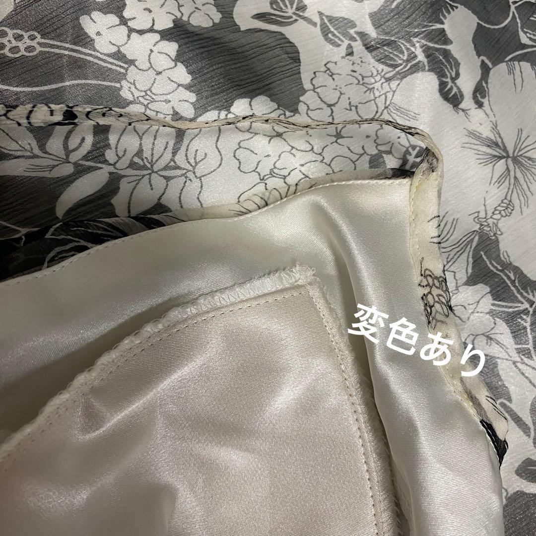 最高級 シルク 100% ジュネビビアン ロングドレス 花柄 マーメイド 演奏会