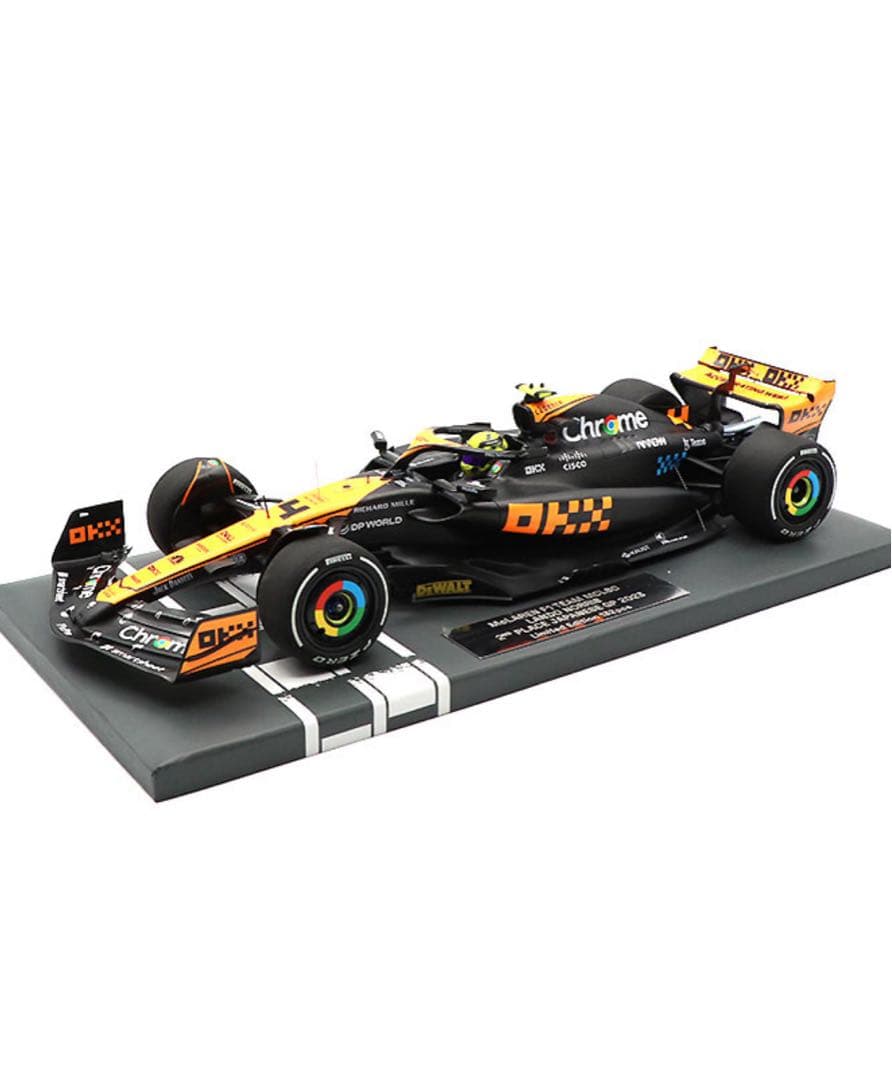 ミニチャンプス 1/18マクラーレン F1 ランドノリス 2023年 日本GP