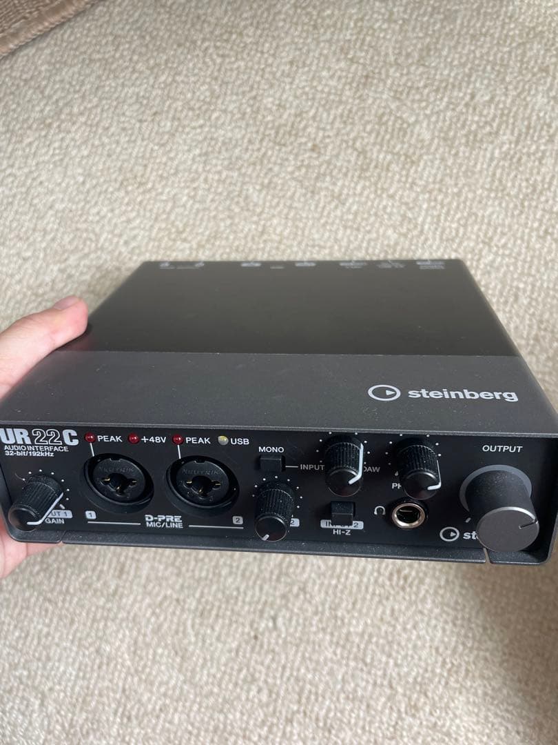 Steinberg UR 22 C USBオーディオインターフェース