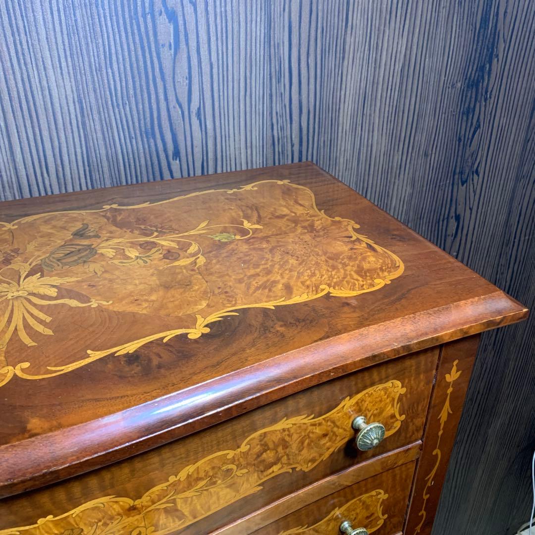 イタリア　アンティーク　象嵌