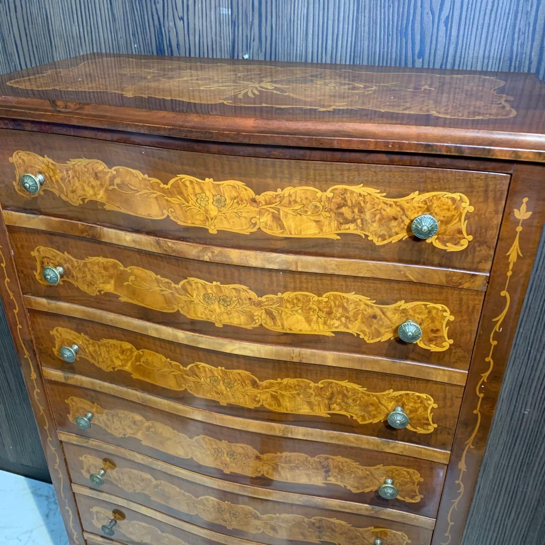 イタリア　アンティーク　象嵌