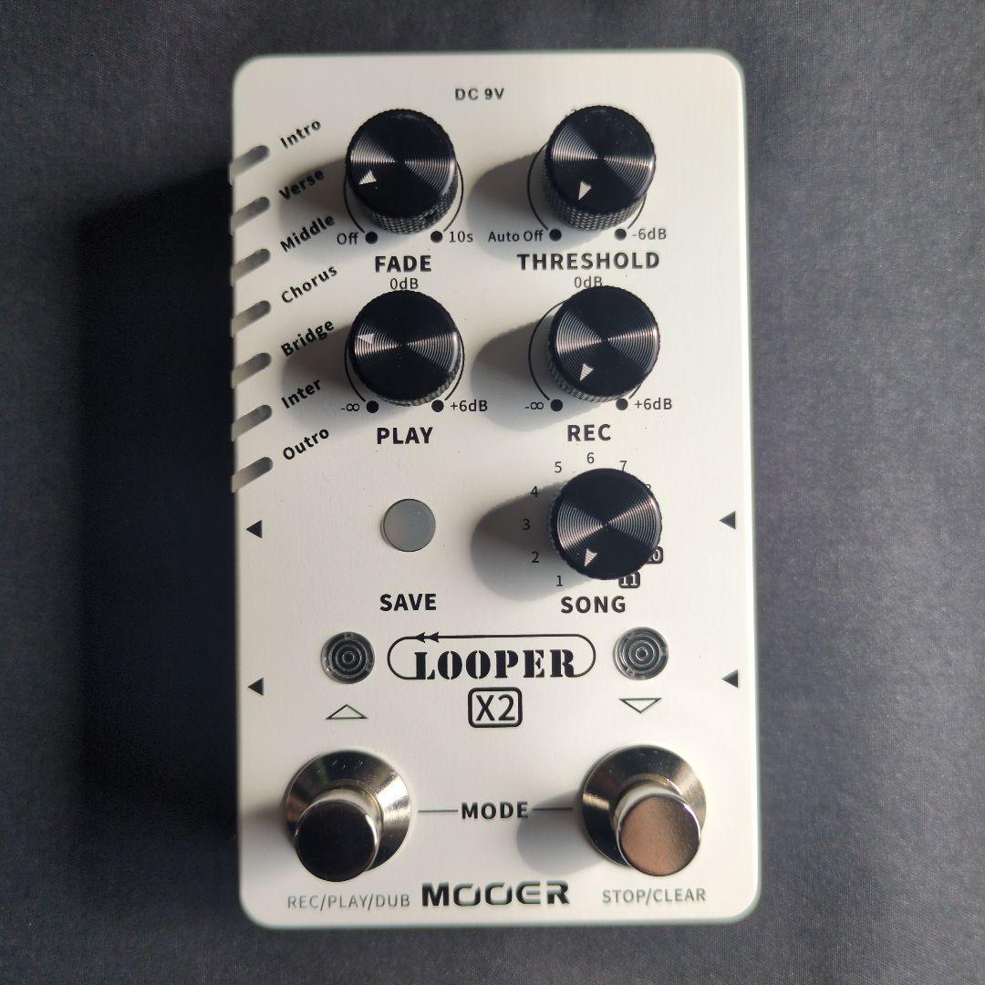 ギター MOOER Looper X2