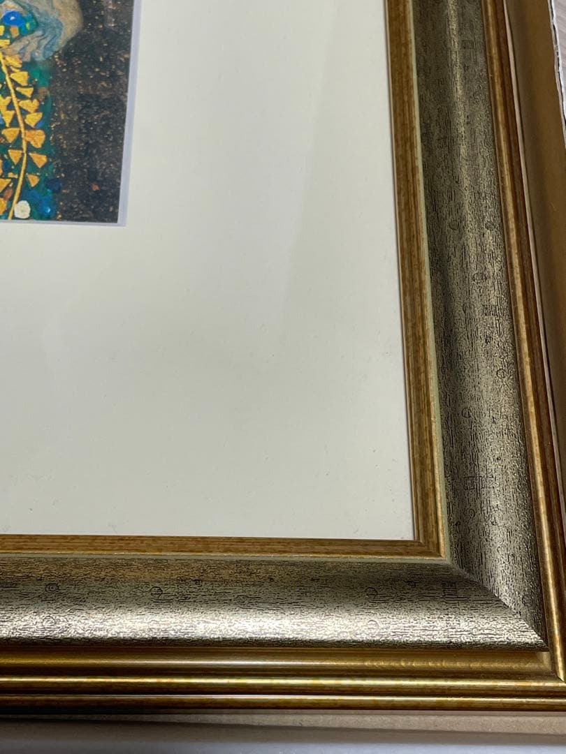 グスタフ・クリムト 接吻 フレーム付き