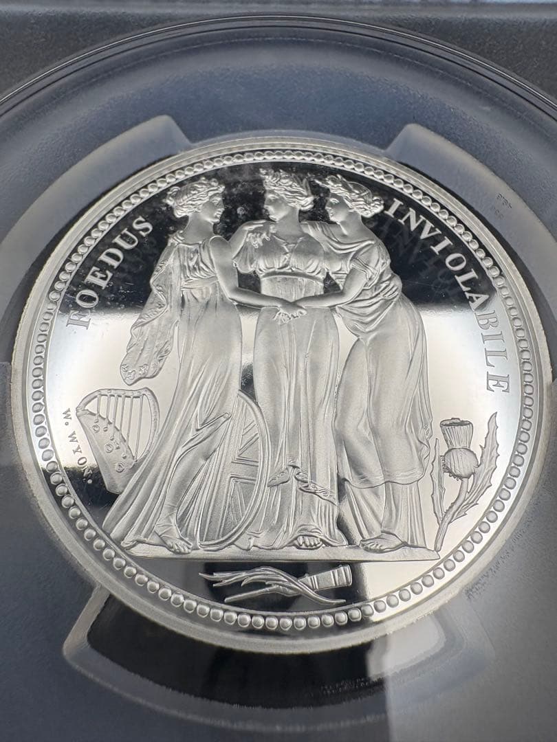 2020 スリーグレイセス 5ポンドプルーフ銀貨 オルダニー