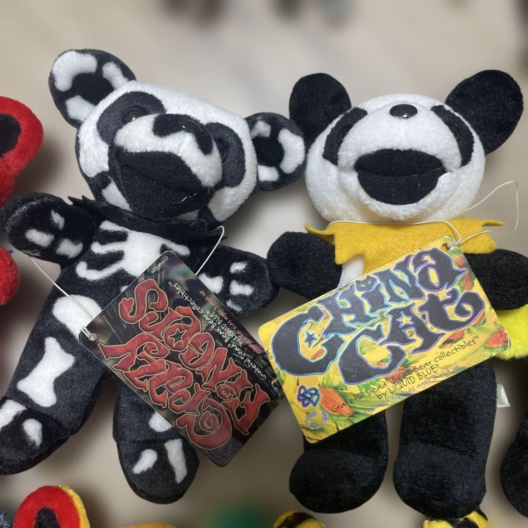 Grateful Dead Bear デッドベア　ビーンベア　ぬいぐるみセット