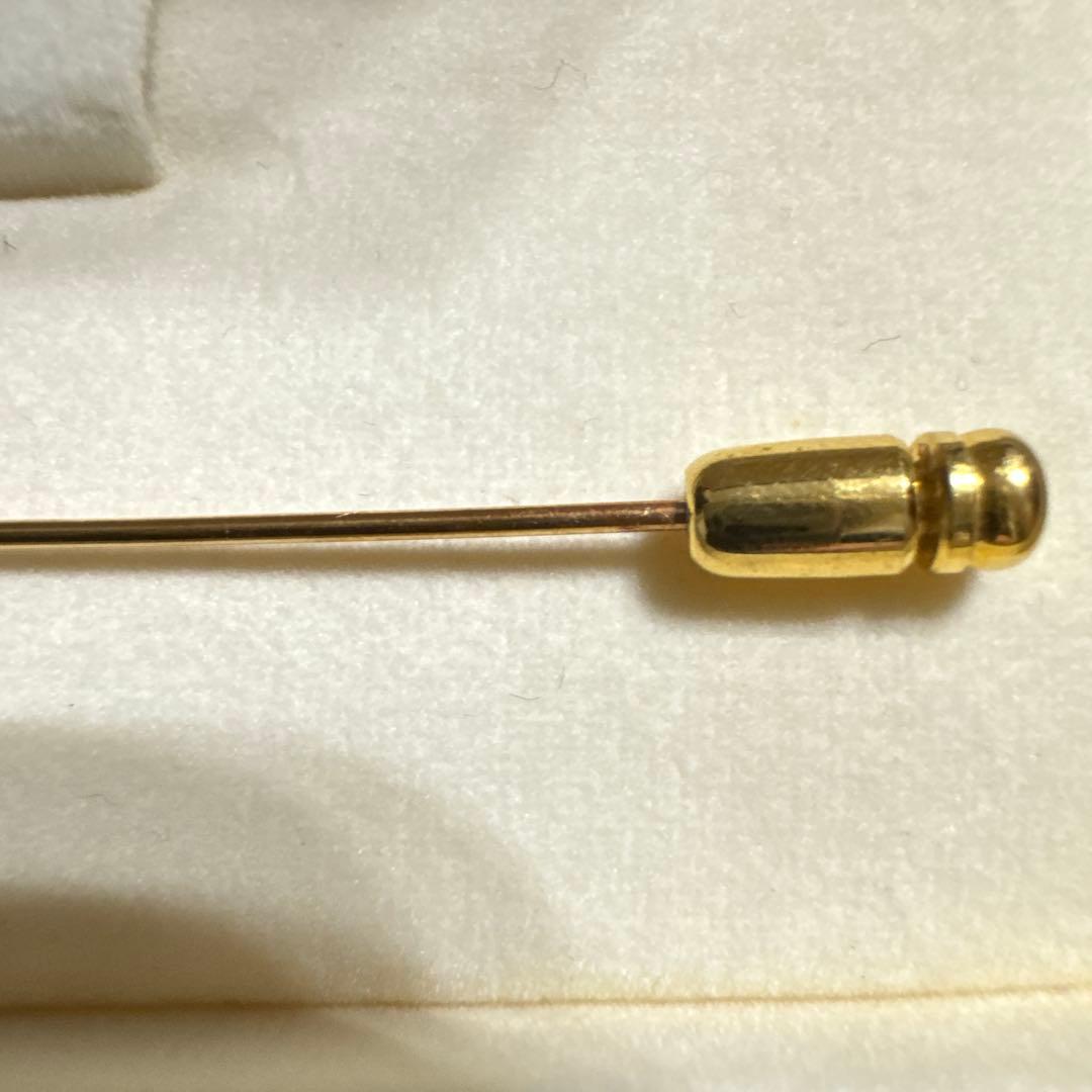 TASAKIタサキ ピンブローチ パール K18 ケース付き