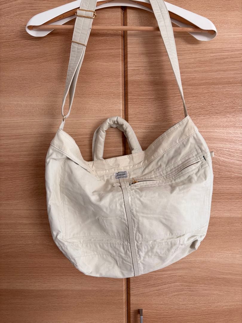 PORTER ショルダーバッグ クリーム色