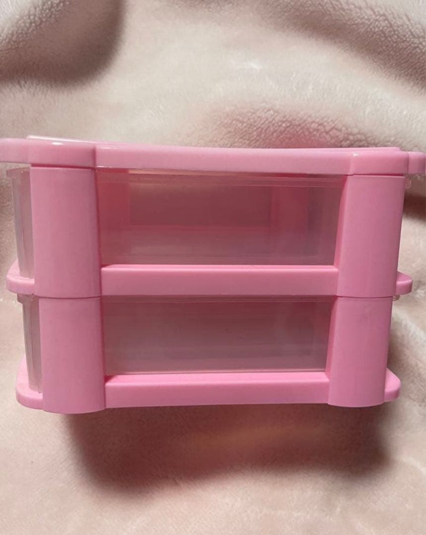 2016年物平成ギャル キティちゃん 2段収納ボックス 豹柄ピンク