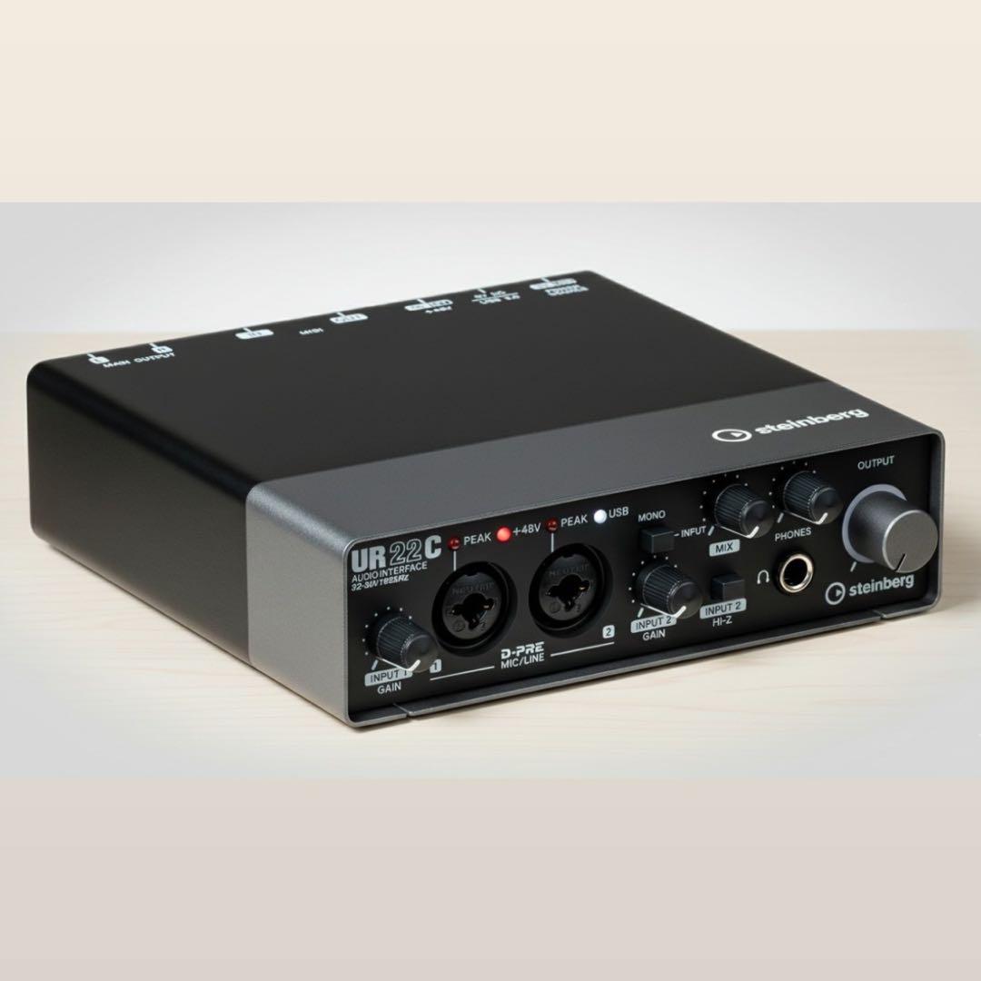 配信機器・PA機器・レコーディング機器 Audio-Technica AT4040 + Steinberg UR22C