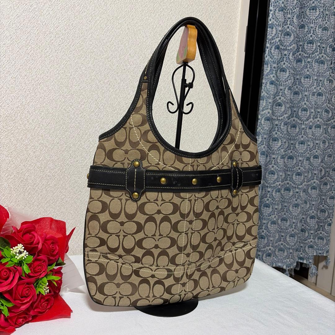 バッグ coach rare bithorse hand bag