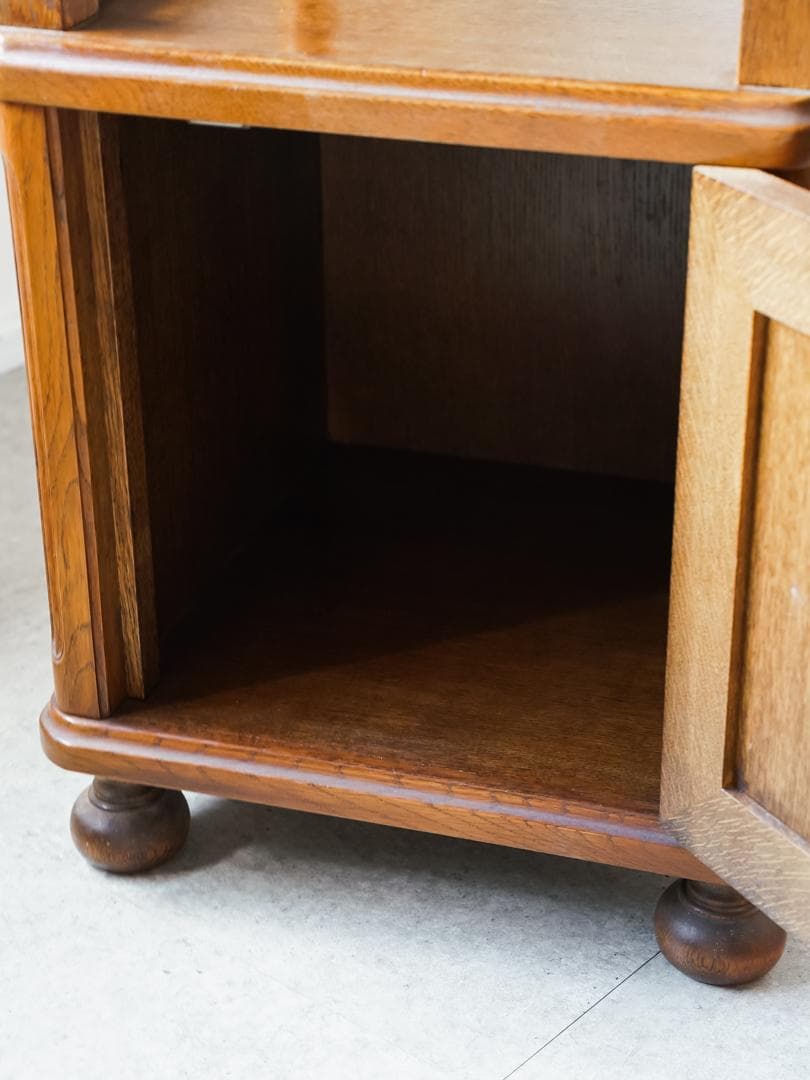 70-80's \"日家工芸\" コンソール キャビネット デスク レトロモダン