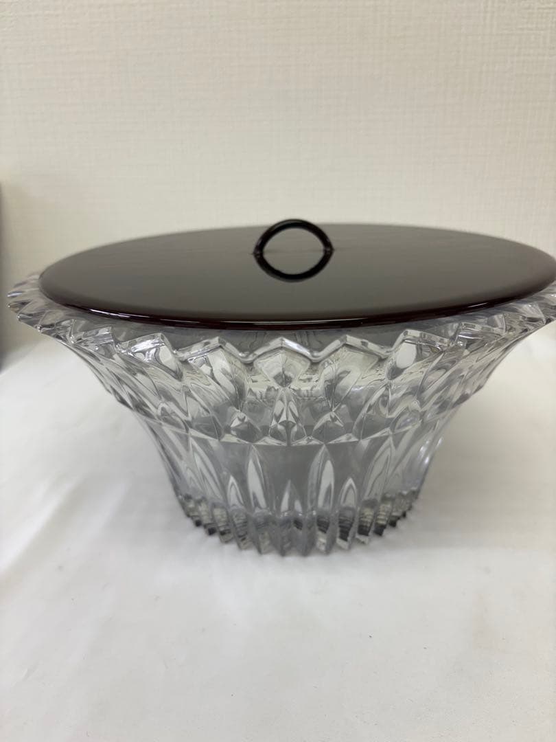 義山　ガラス　水指