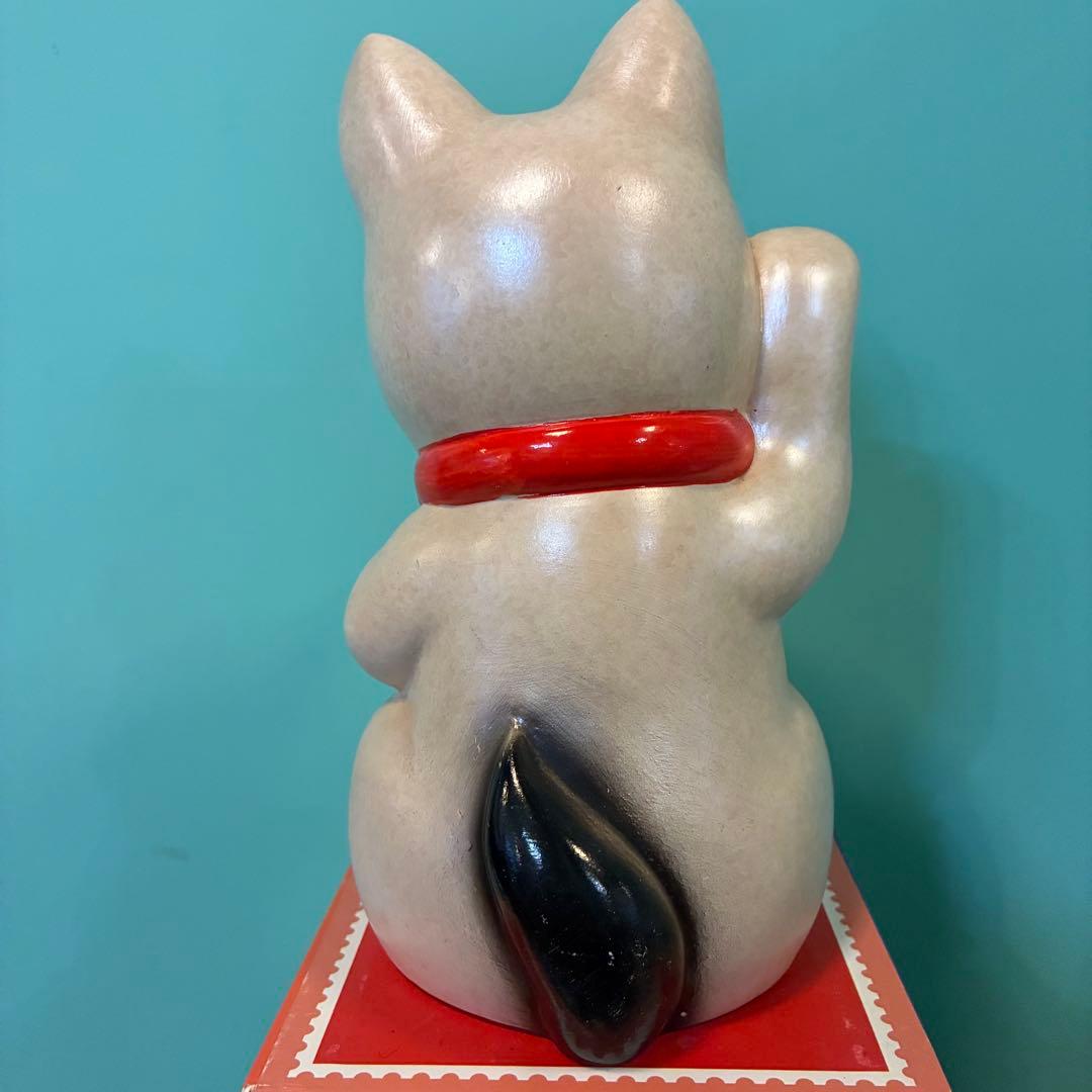 招き犬　置物 幸運　楽喜健　ラッキー犬