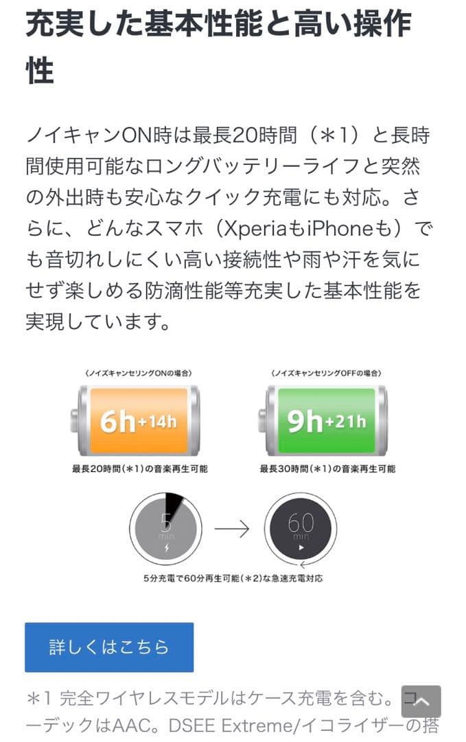 【美品箱あり】SONY完全ワイヤレスイヤホン LinkBuds S アースブルー