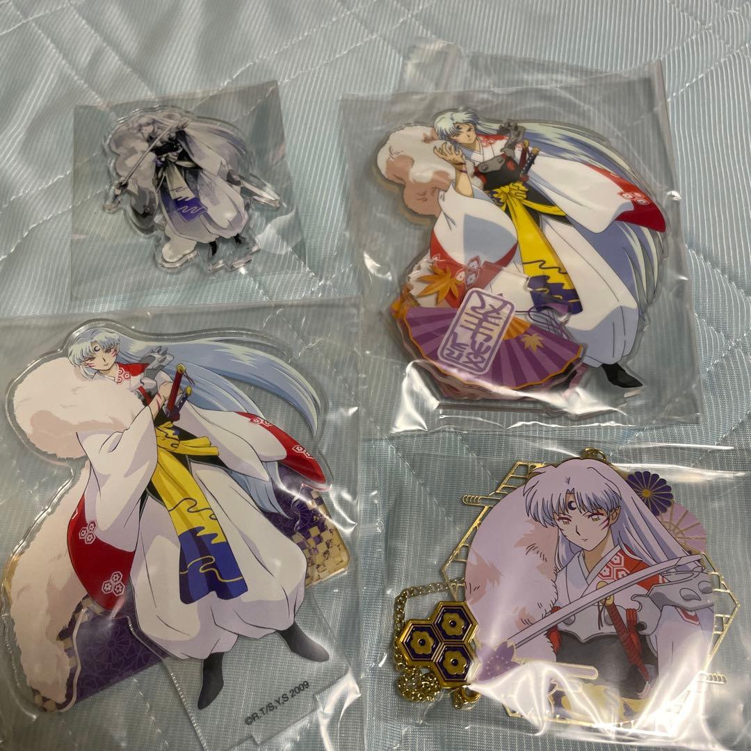 犬夜叉　殺生丸　アクリルスタンド　金属しおり　セット