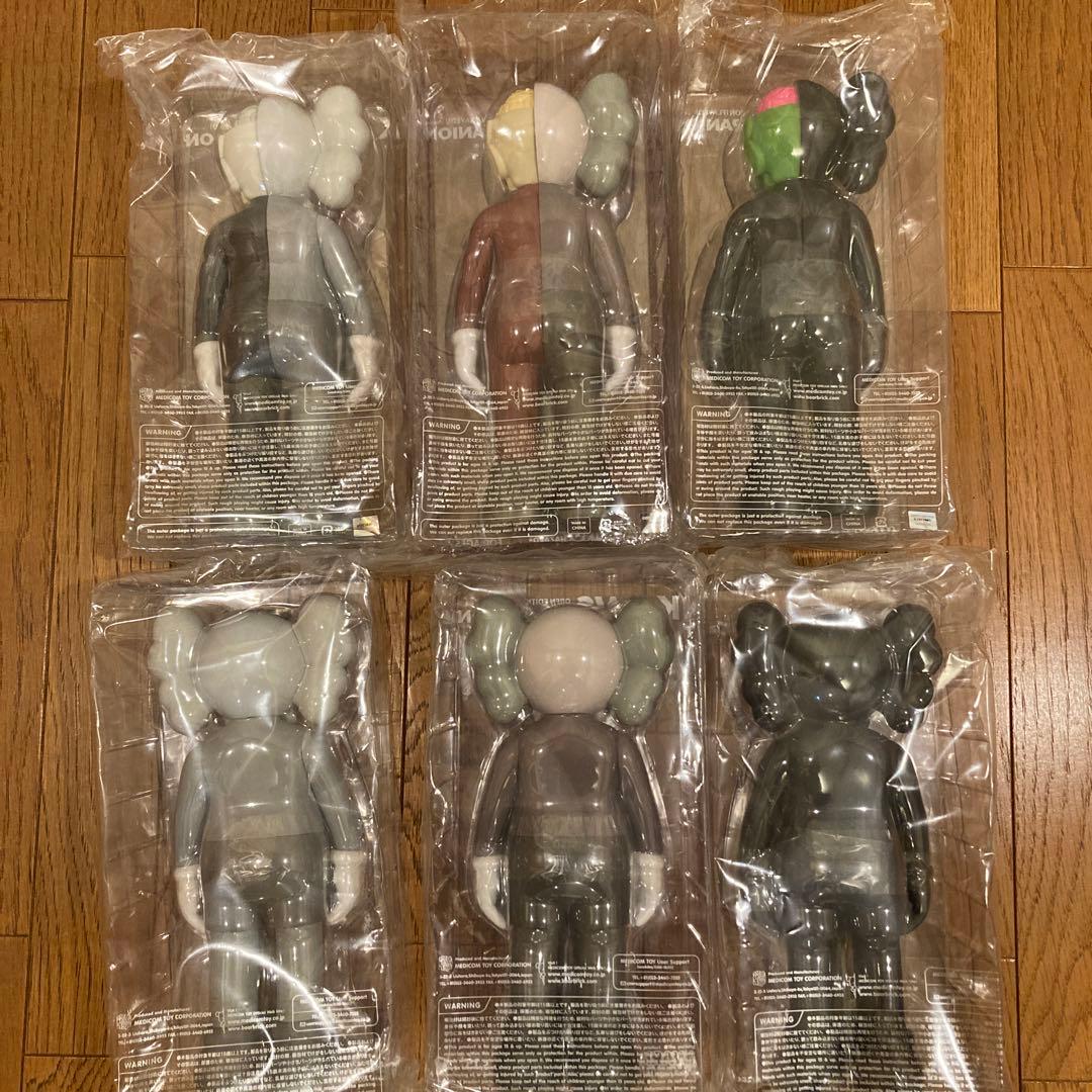 KAWS COMPANION flayed 人体模型6体セット 新品未開封品
