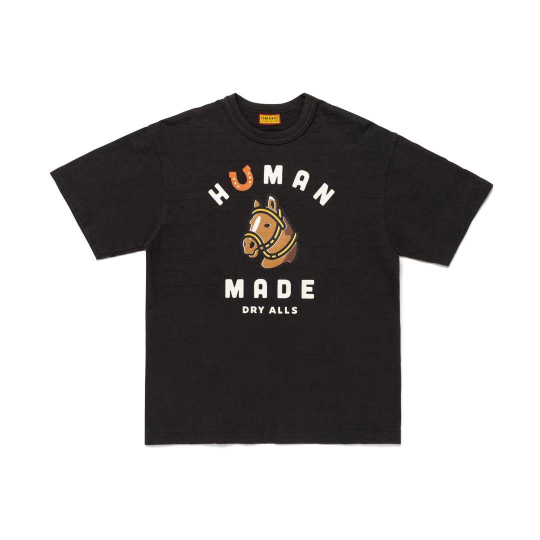 HUMANMADE 半袖T ウマ　黒　2XLサイズ