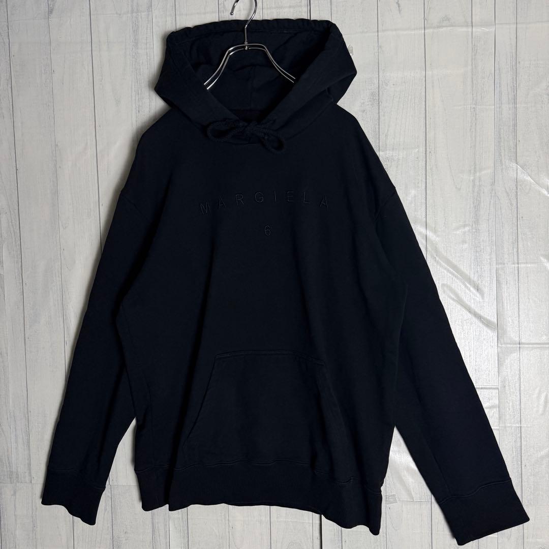 MM6 Maison Margiela プルオーバーパーカー イタリア製 刺繍