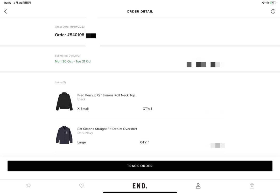 ジャケット・アウター Raf Simons Straight Fit Denim Overshirt