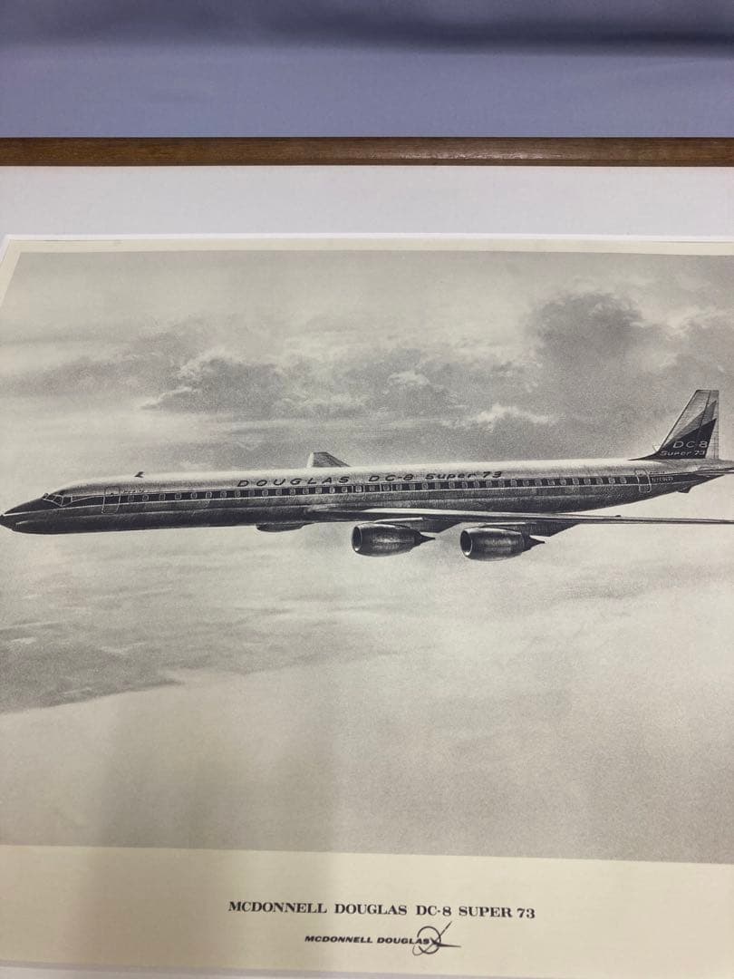 「MCDONNELL DOUGLAS DC-8 SUPER 73」アートポスター