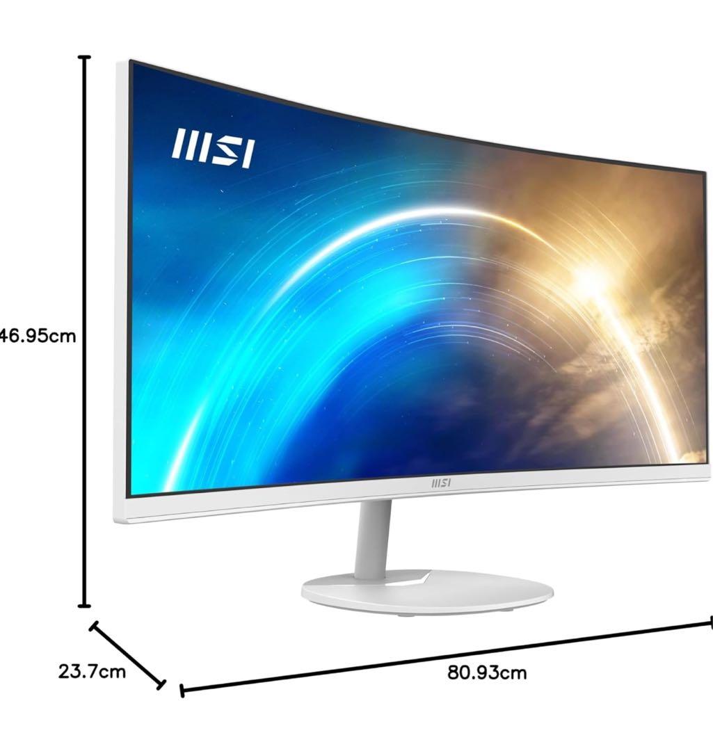 MSI 34．0型液晶ディスプレイ PRO PRO-MP341CQW