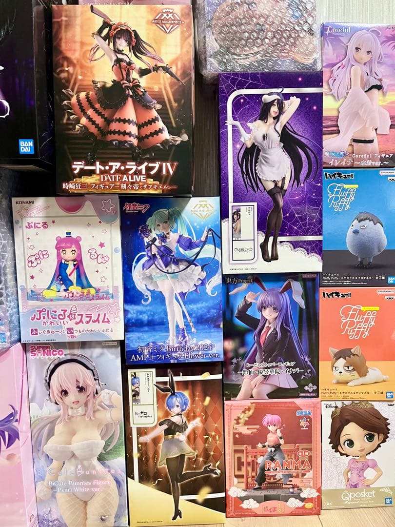 最新作　美少女　フィギュア　プライズ　まとめ売り　AMP 狂三　初音ミク　海夢