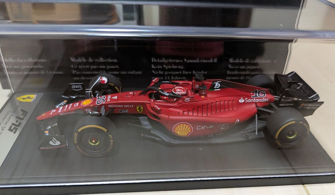 週末価格 1/43 フェラーリ F1-75 ルクレール オーストリアGP