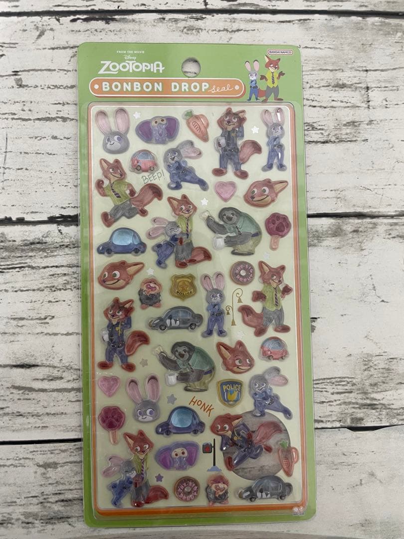 ボンボンドロップシール たまごっち ズートピア モンスターズインク