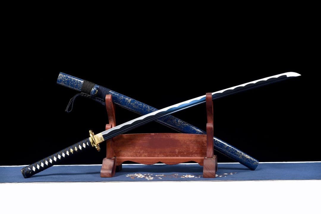 1049-武具 刀装具 日本刀　模造刀 居合刀 武士道 武蔵 鑑賞用 手鍛造打