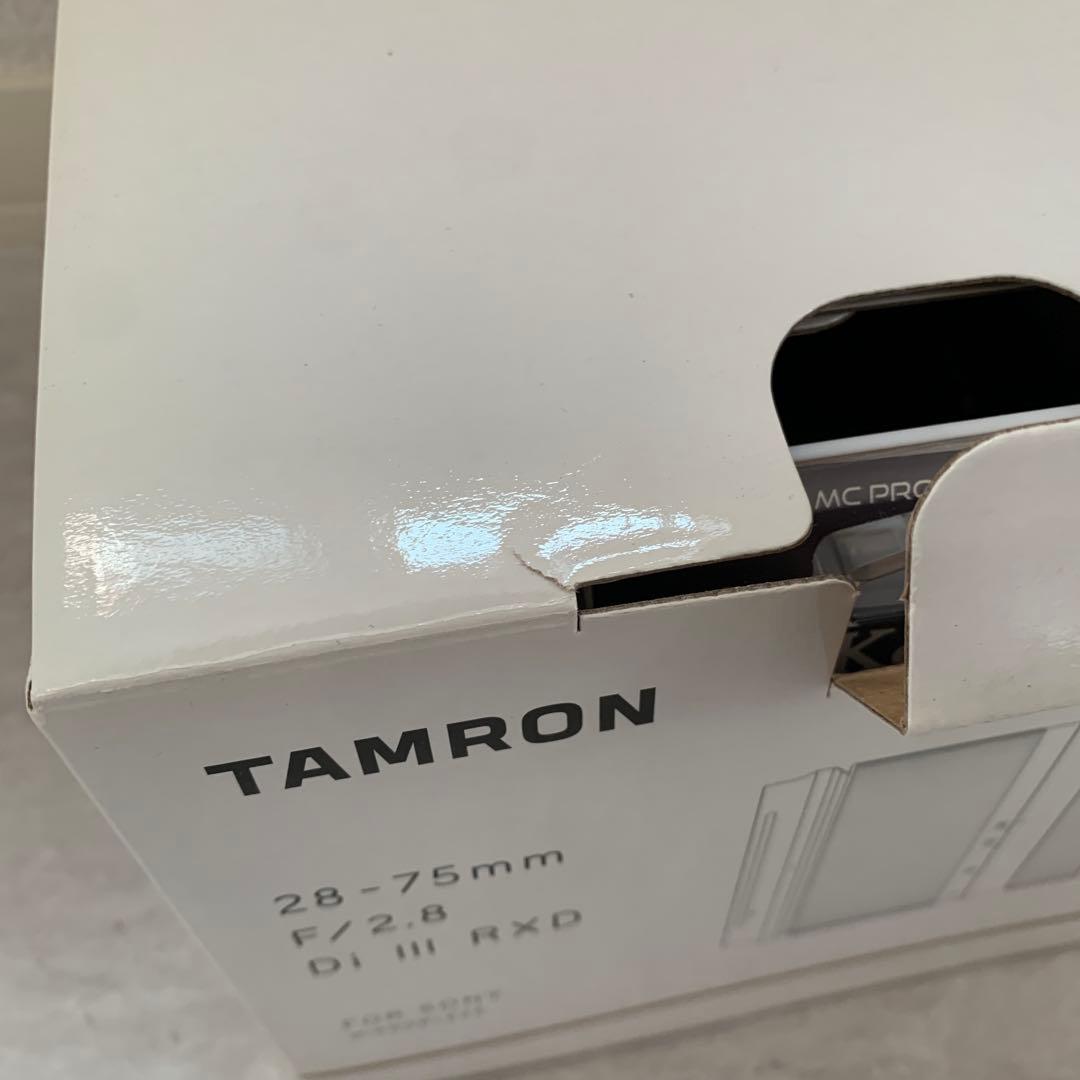 TAMRON 28-75mm F/2.8 Di III RXD フィルター付き