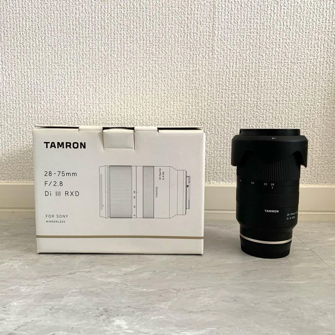 TAMRON 28-75mm F/2.8 Di III RXD フィルター付き